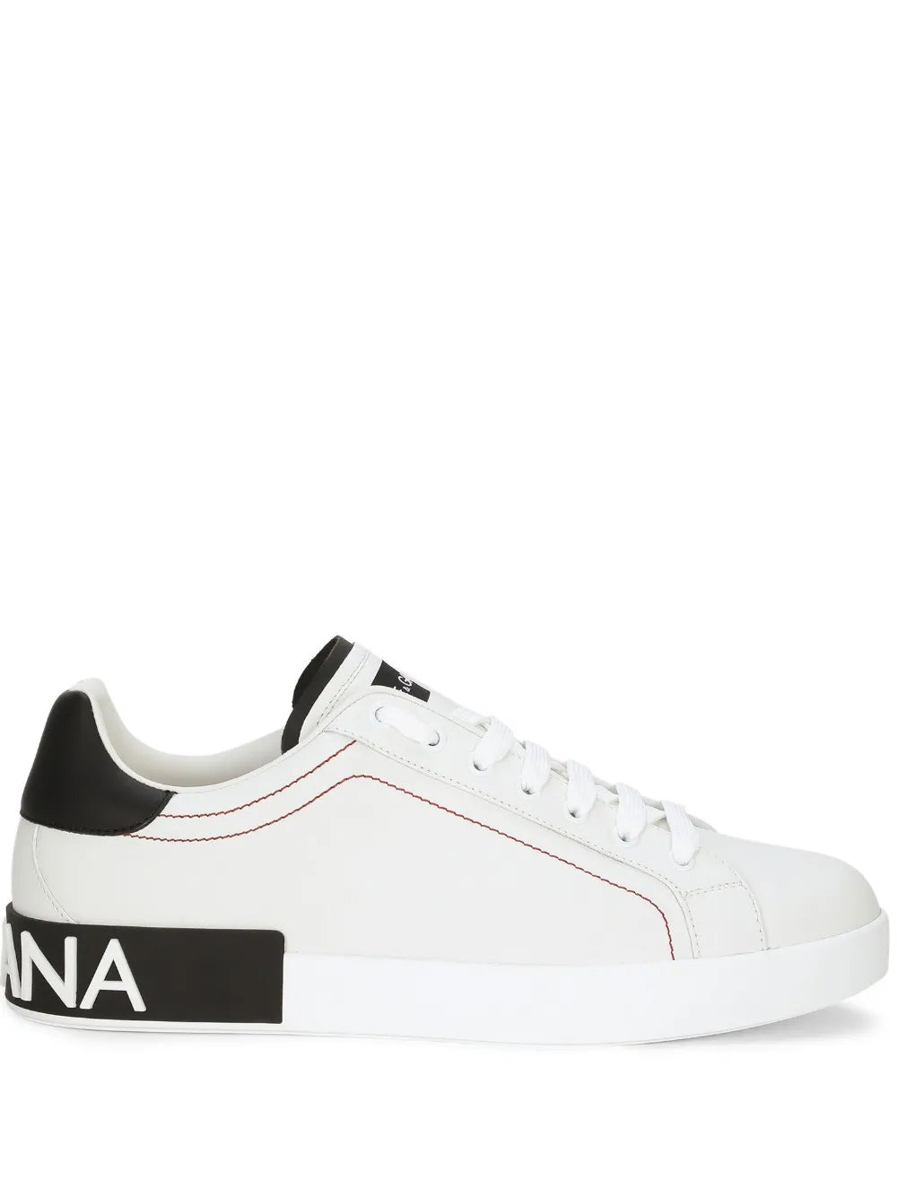 Dolce & Gabbana tenis bajos con parche del logo | blanco | Image 1