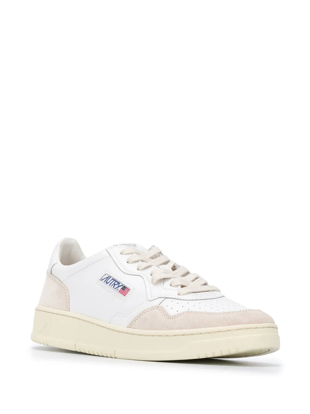 Autry tenis bajos MEDALIST de piel blanca y gamuza beige | Tenis bajos | Image 2